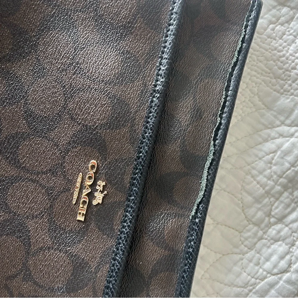 Coach Signature Brown Crossbody Bag